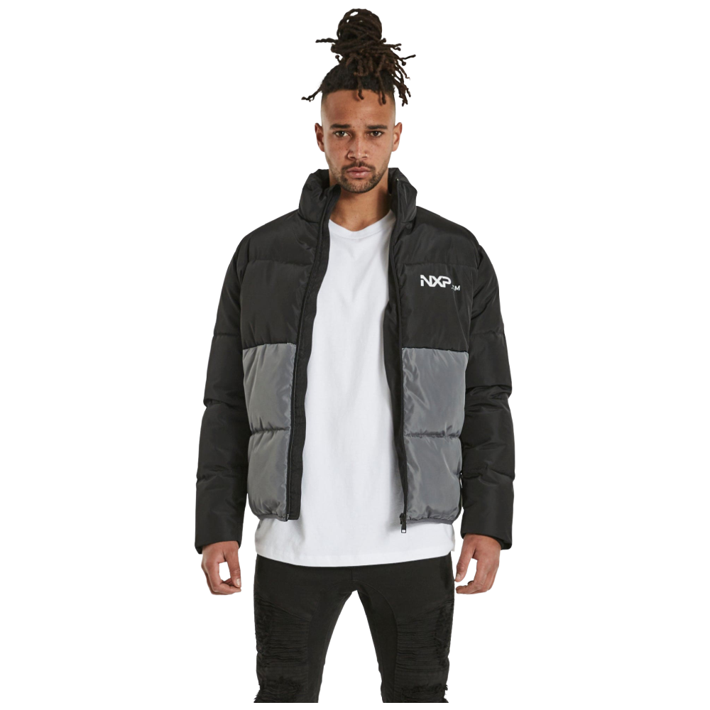 NXP AXIS PUFFER JACKET JET BLACK – DUKE STORE