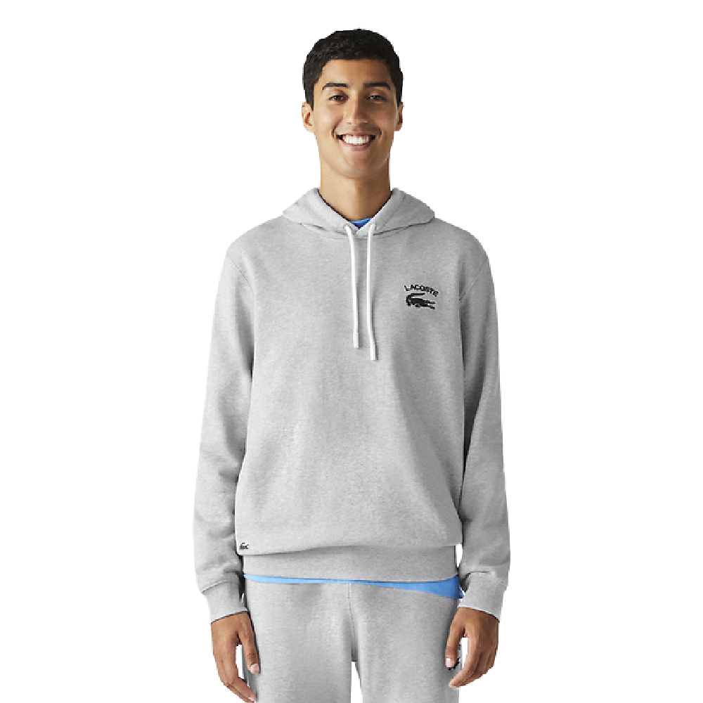 Gray 2025 lacoste hoodie